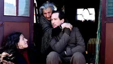 Django with his wife Naguine (Bea Palya) and mother Negros (Bimbam Merstein) 